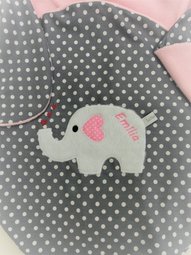 Elefant punkte puckdecke - punkte,