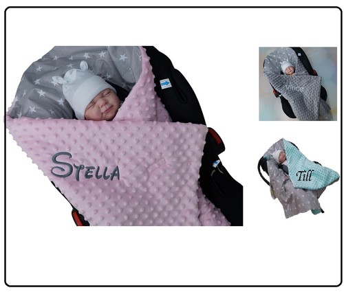 Babydecke mit namen - namen,