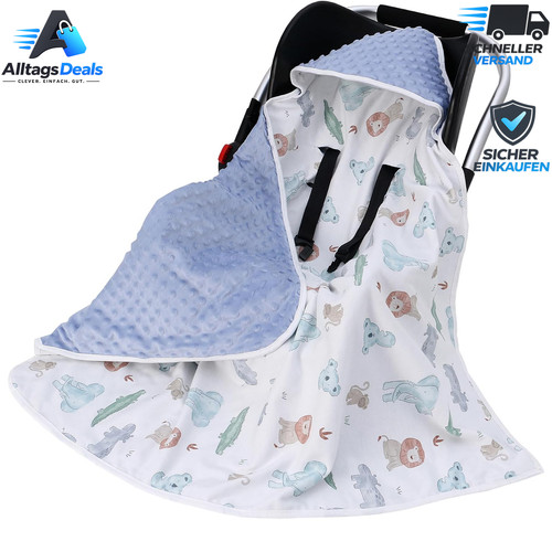 Einschlagdecke babydecke 100 - babydecke, 100%